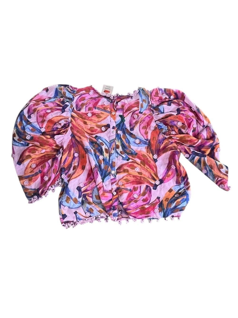 Farm Rio colored-bananas blouse - Picture 3 of 5